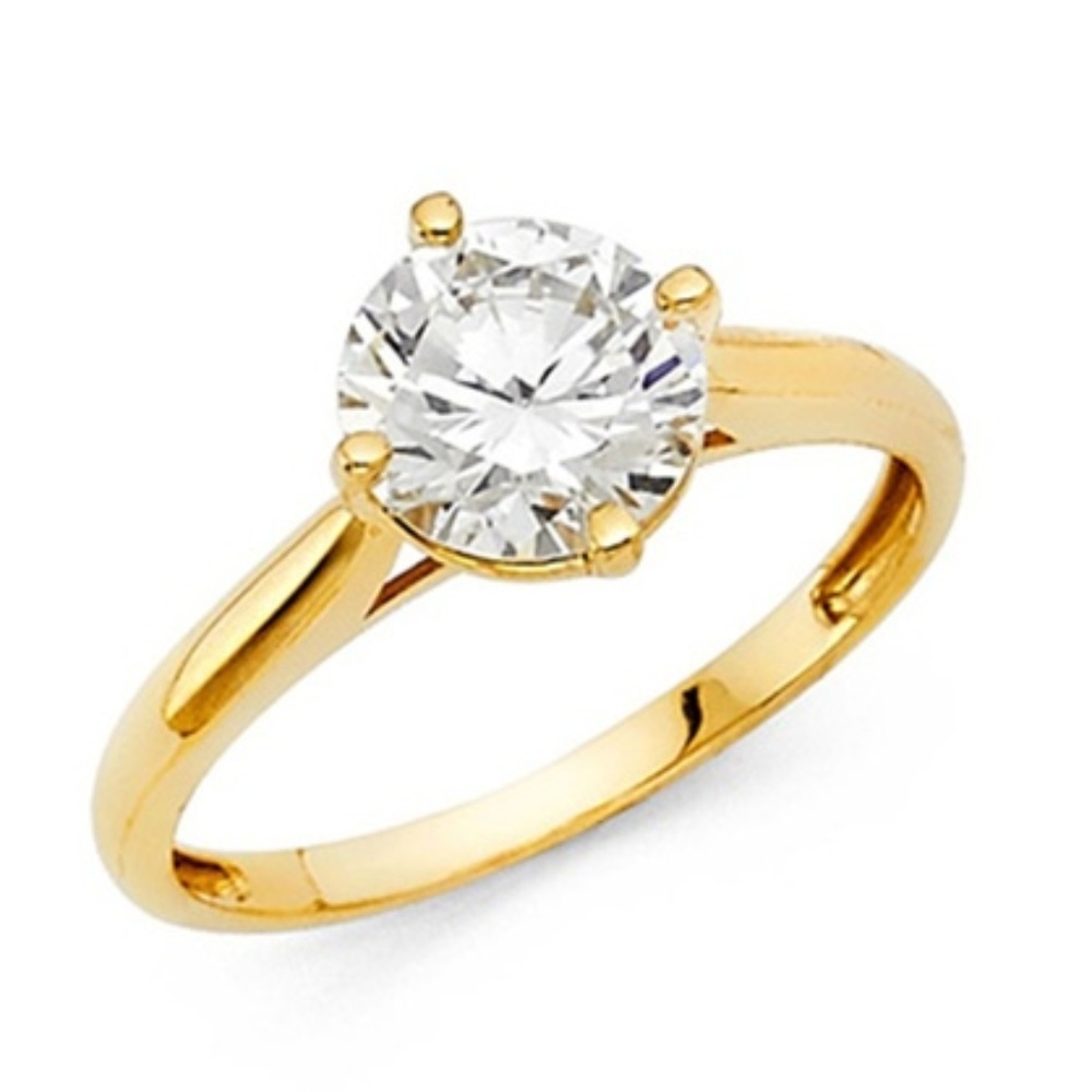 125Ct Round Solitaire Engagement Ring